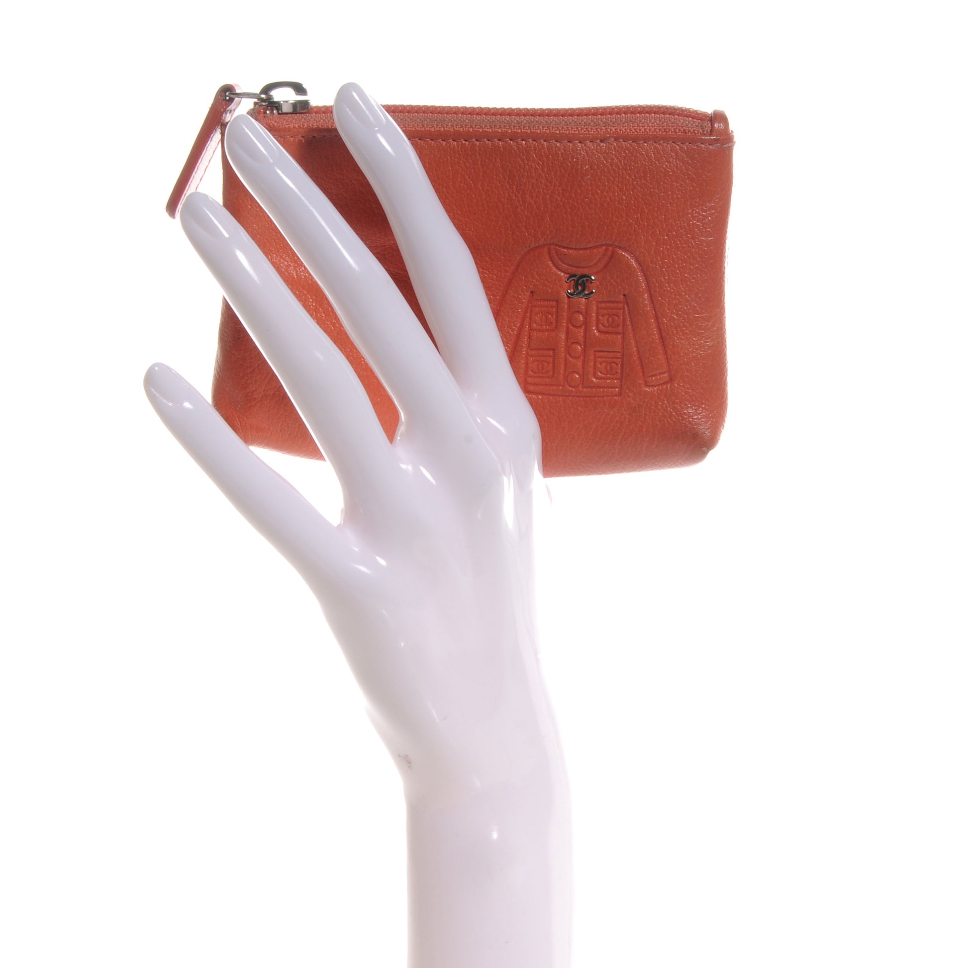 Chanel Goatskin CC Jacket Coin Purse 2 of 8