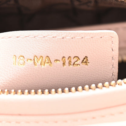 Christian Dior Lambskin Cannage Medium Lady Dior Light Pink 7 of 13