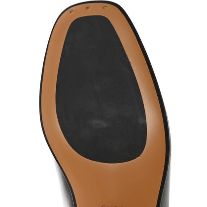Gucci Goatskin Womens Horsebit Mid-Heel Loafers 38.5 Black 11 of 12