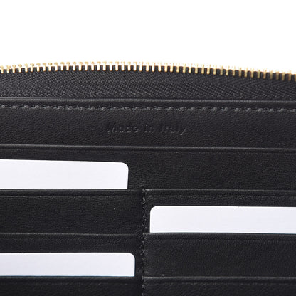 Celine Metallic Spazzolato Calfskin Large Alphabet Zip Around Multifunction Wallet Gold 6 of 7