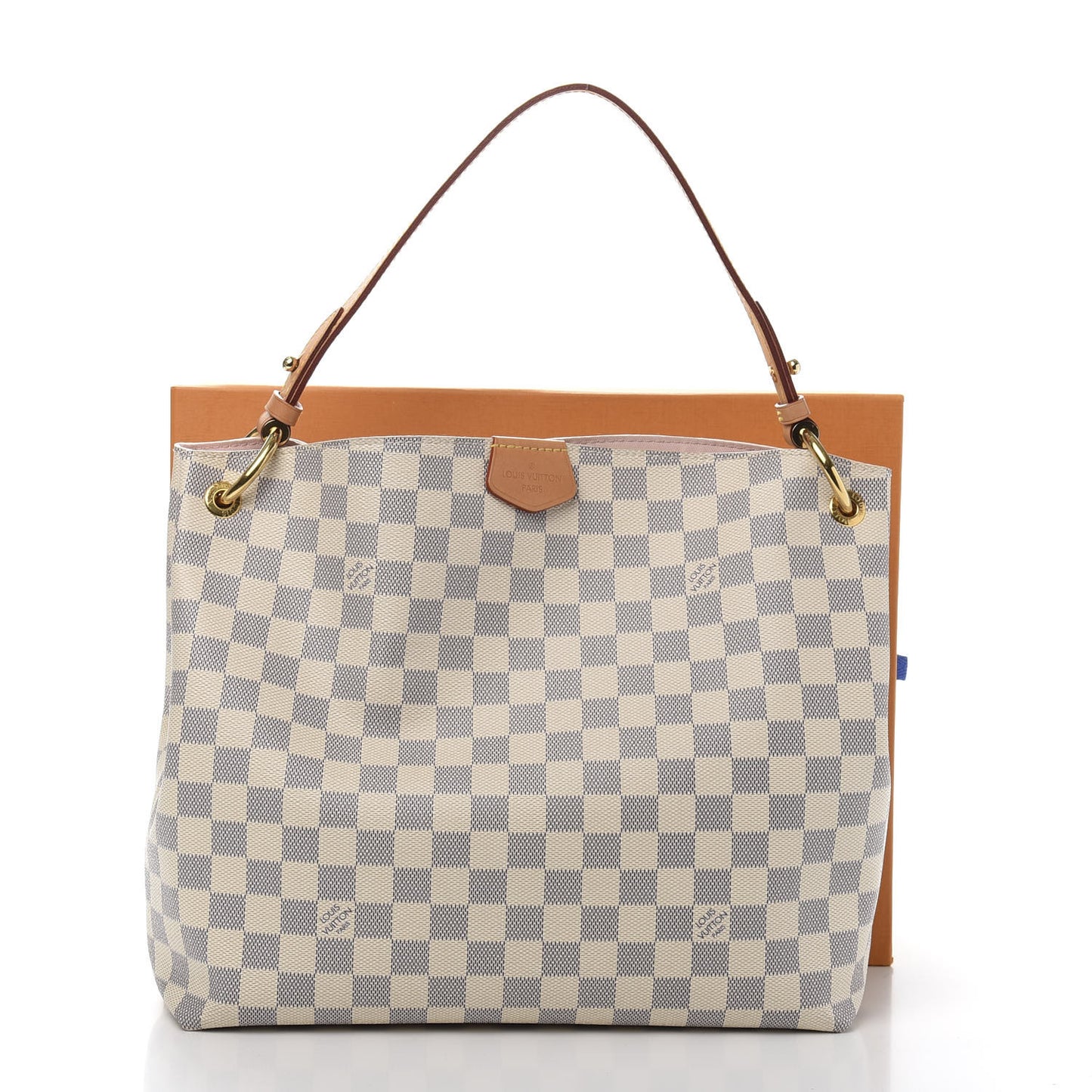 Damier Azur Graceful PM Rose Ballerine