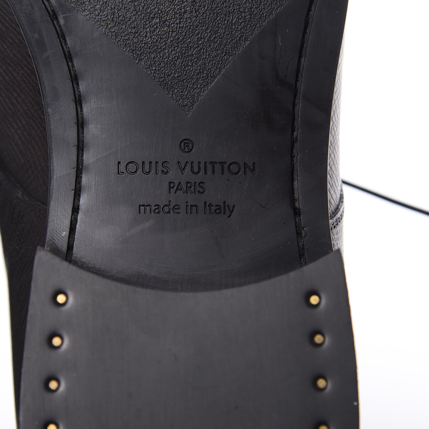 Louis Vuitton Taiga Mens City Derby 9 Black 6 of 8