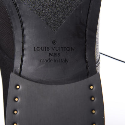 Louis Vuitton Taiga Mens City Derby 9 Black 6 of 8