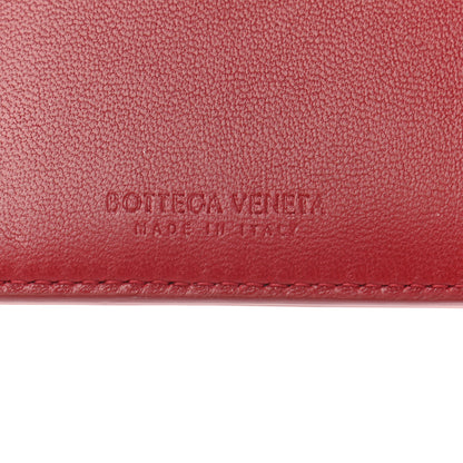Bottega Veneta Nappa Maxi Intreccio Zipped Card Case Red 6 of 7