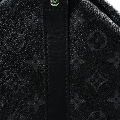 Louis Vuitton X FUJIWARA Monogram Eclipse Flash Fragment Keepall Bandouliere 55 26 of 32