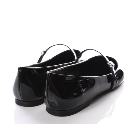 Louis Vuitton Patent Uniformes Ballet Flats 37.5 Black 4 of 8