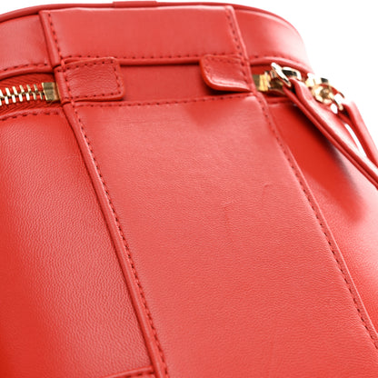 Chanel Lambskin Timeless Vanity Cosmetic Case Red 11 of 11