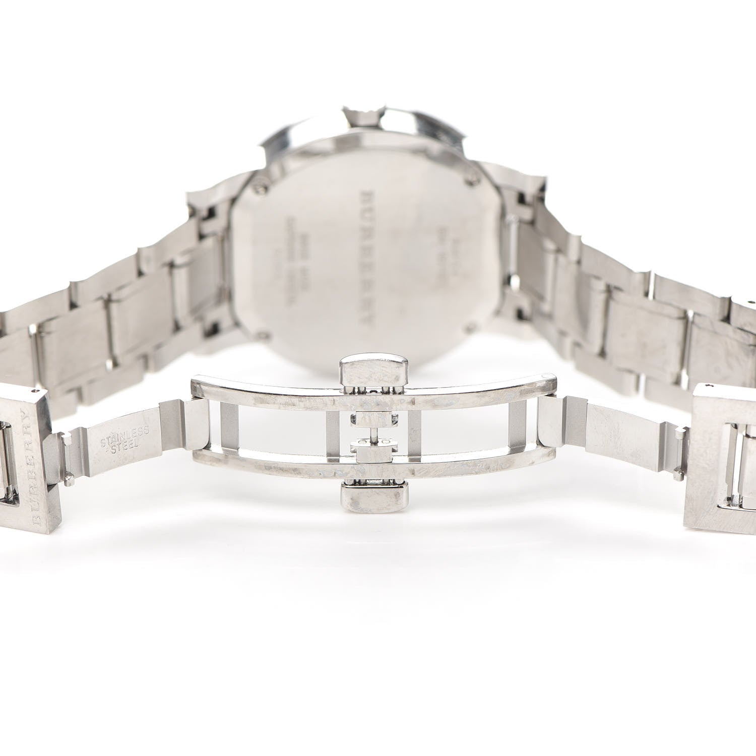 Burberry Stainless Steel 34mm The City Quartz Watch Pink BU9124 5 of 5
