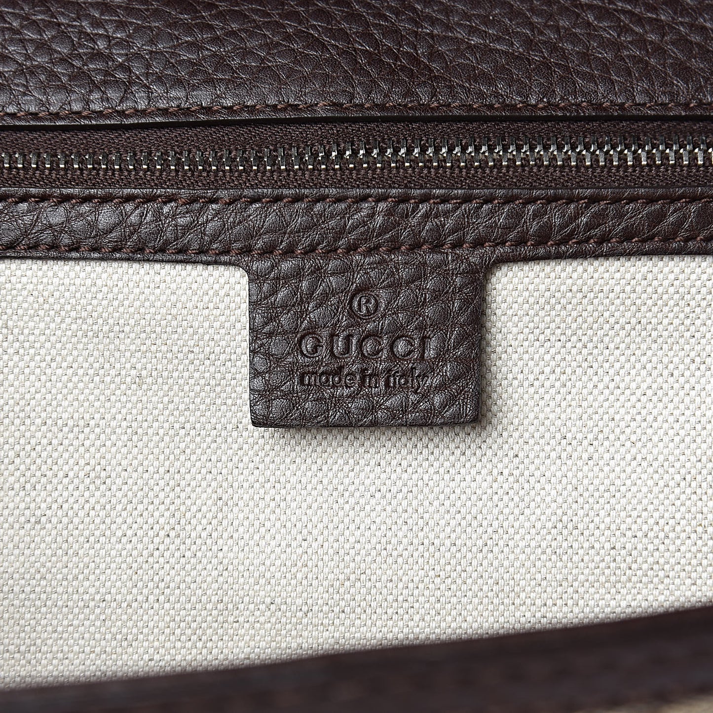 Monogram Large New Bamboo Top Handle Bag Brown