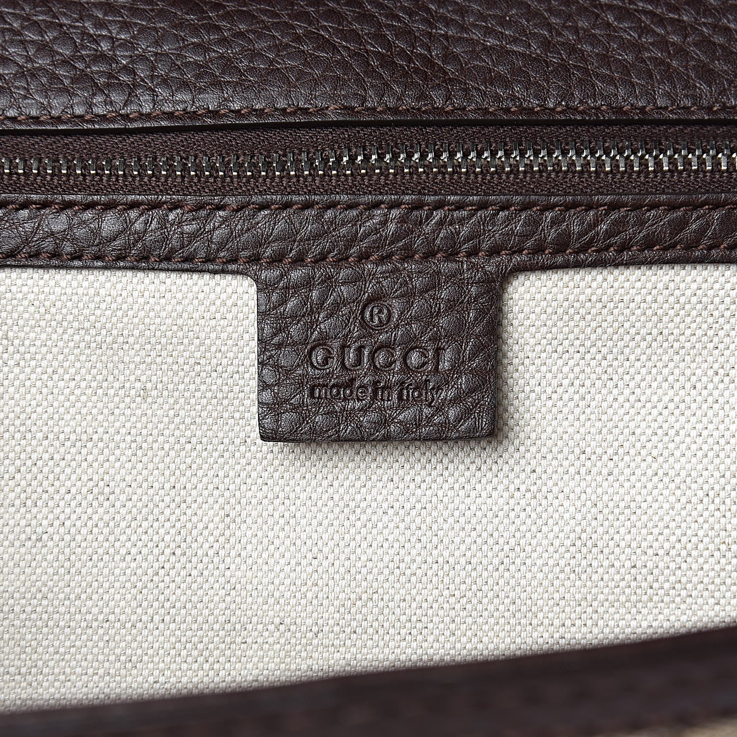 Gucci Monogram Large New Bamboo Top Handle Bag Brown 6 of 13