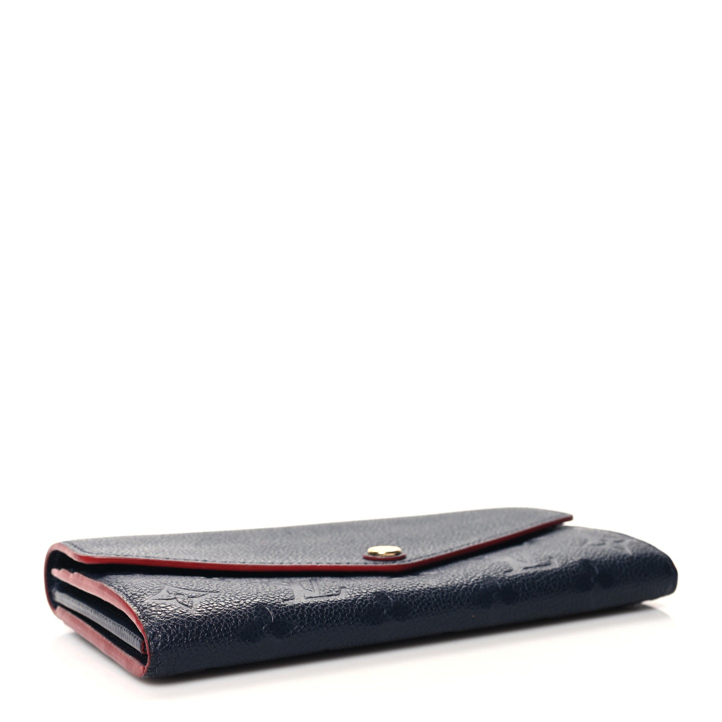 Empreinte Sarah Wallet NM Marine Rouge