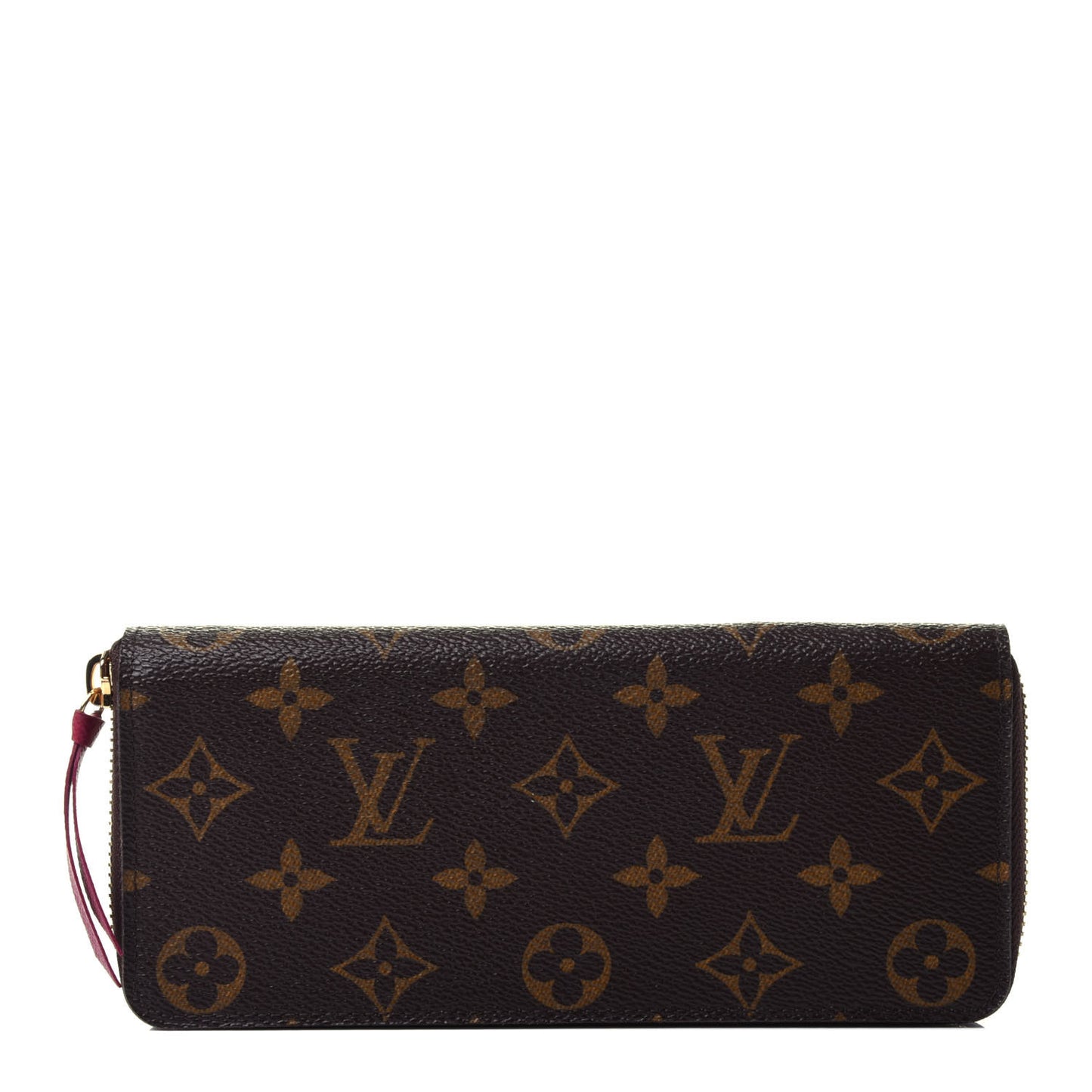 Monogram Clemence Wallet Fuchsia