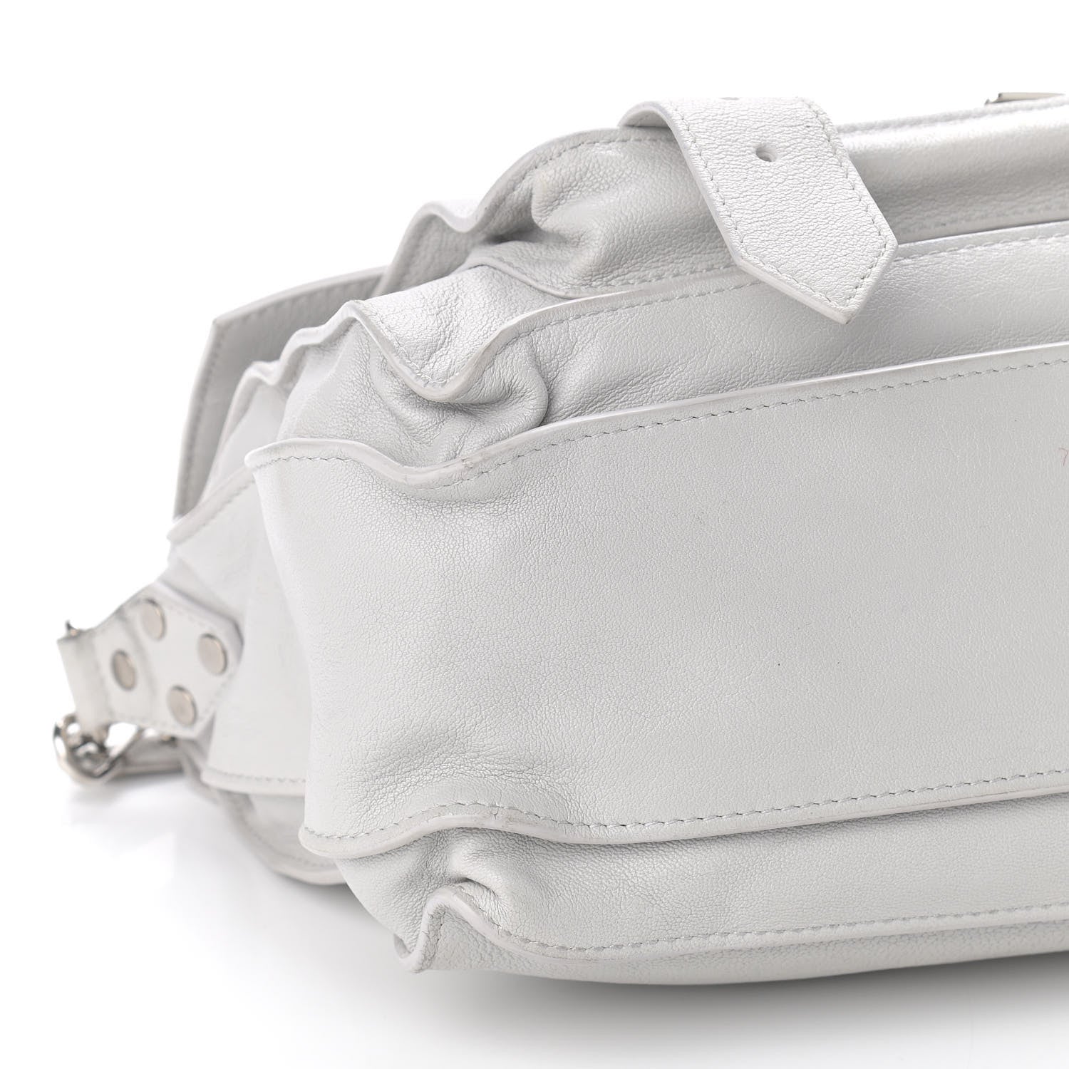 Proenza Schouler Lambskin Medium PS1 Satchel Pale Steel 8 of 12