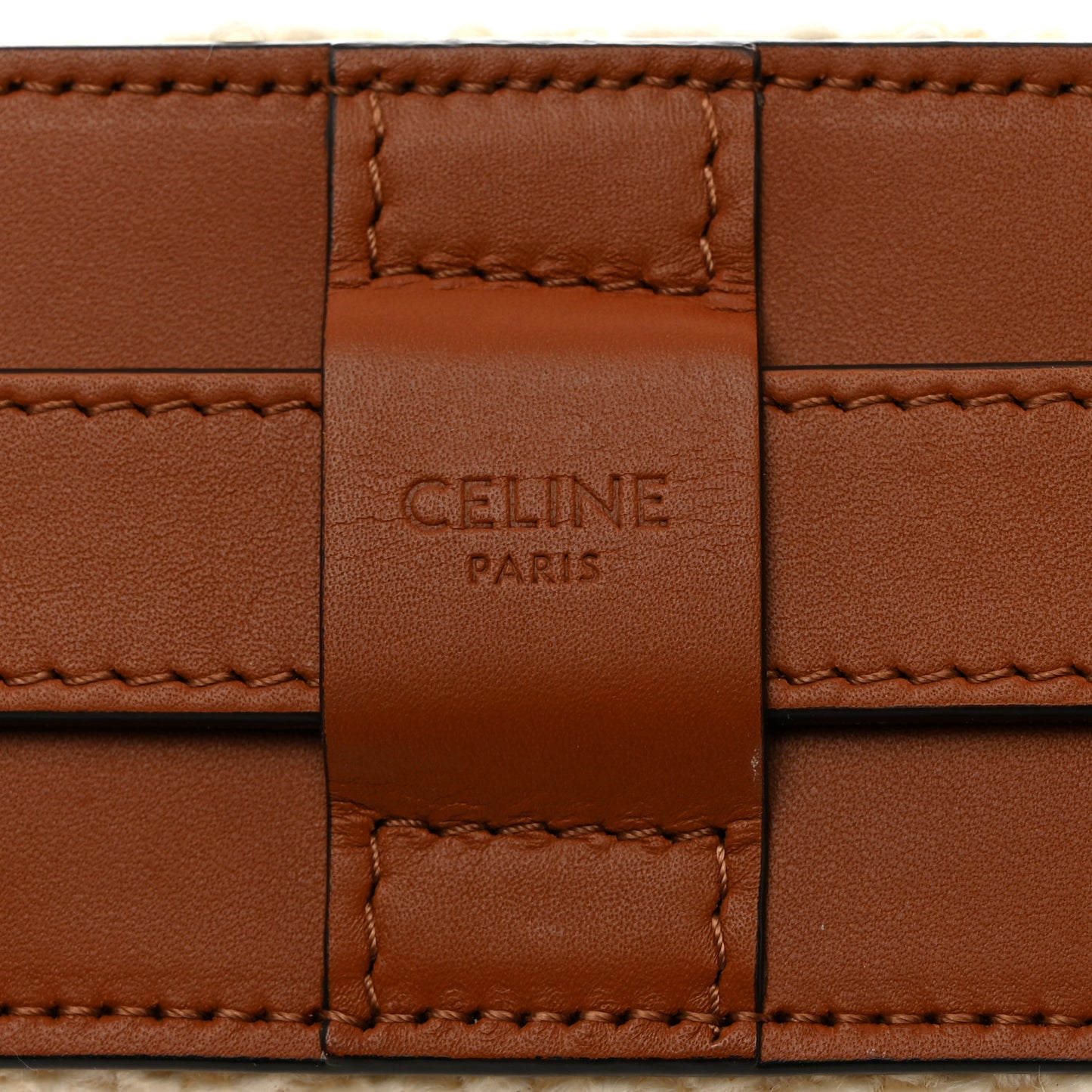 Tweed Medium Maillon Triomphe Red Tan