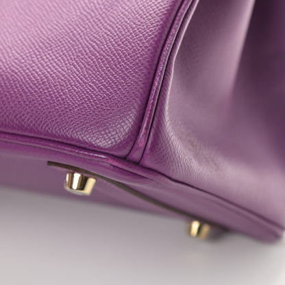 Hermes Epsom Birkin 30 Anemone 12 of 17