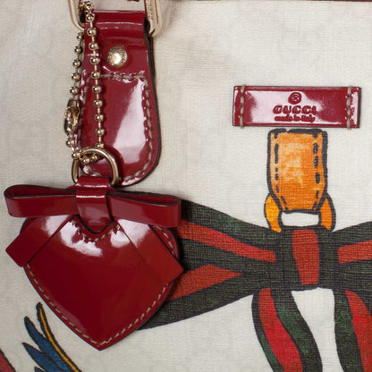 Gucci GG Plus Monogram Tattoo Medium Joy Boston Red Unicef 6 of 11