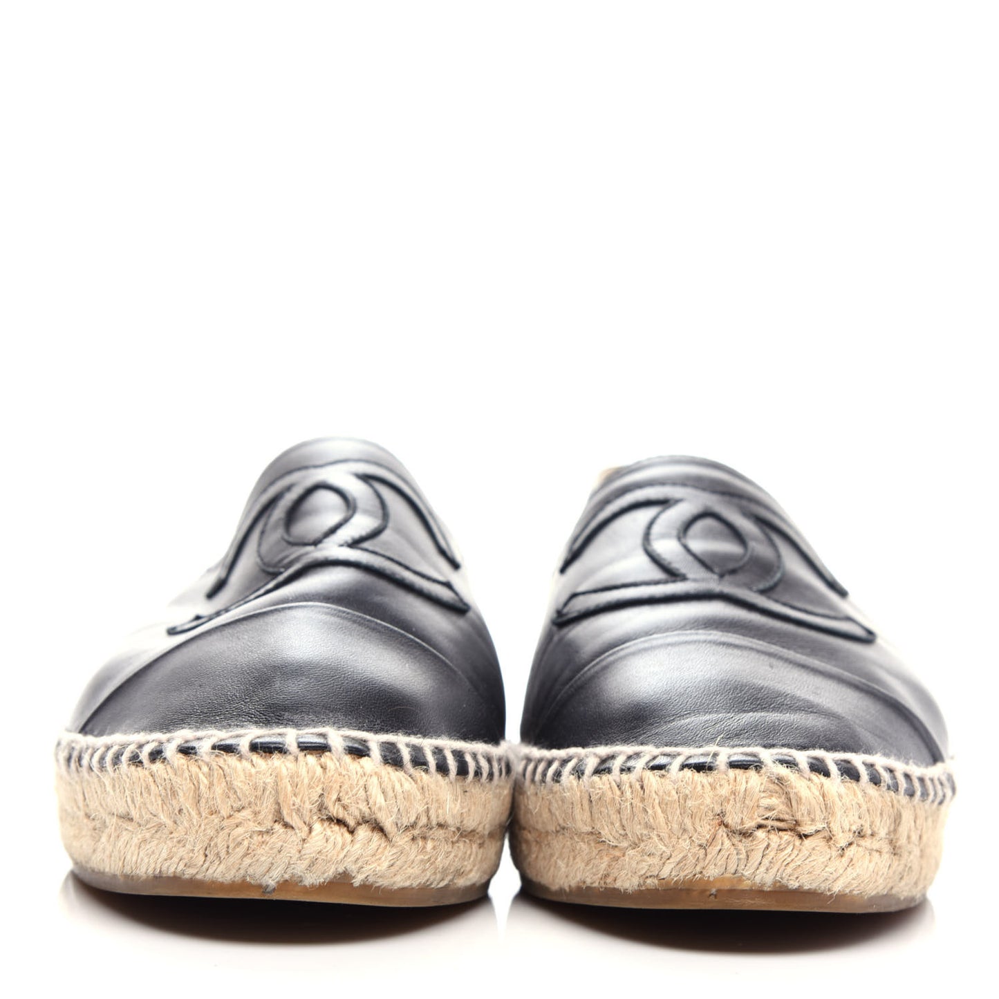 Lambskin CC Espadrilles 41 Black