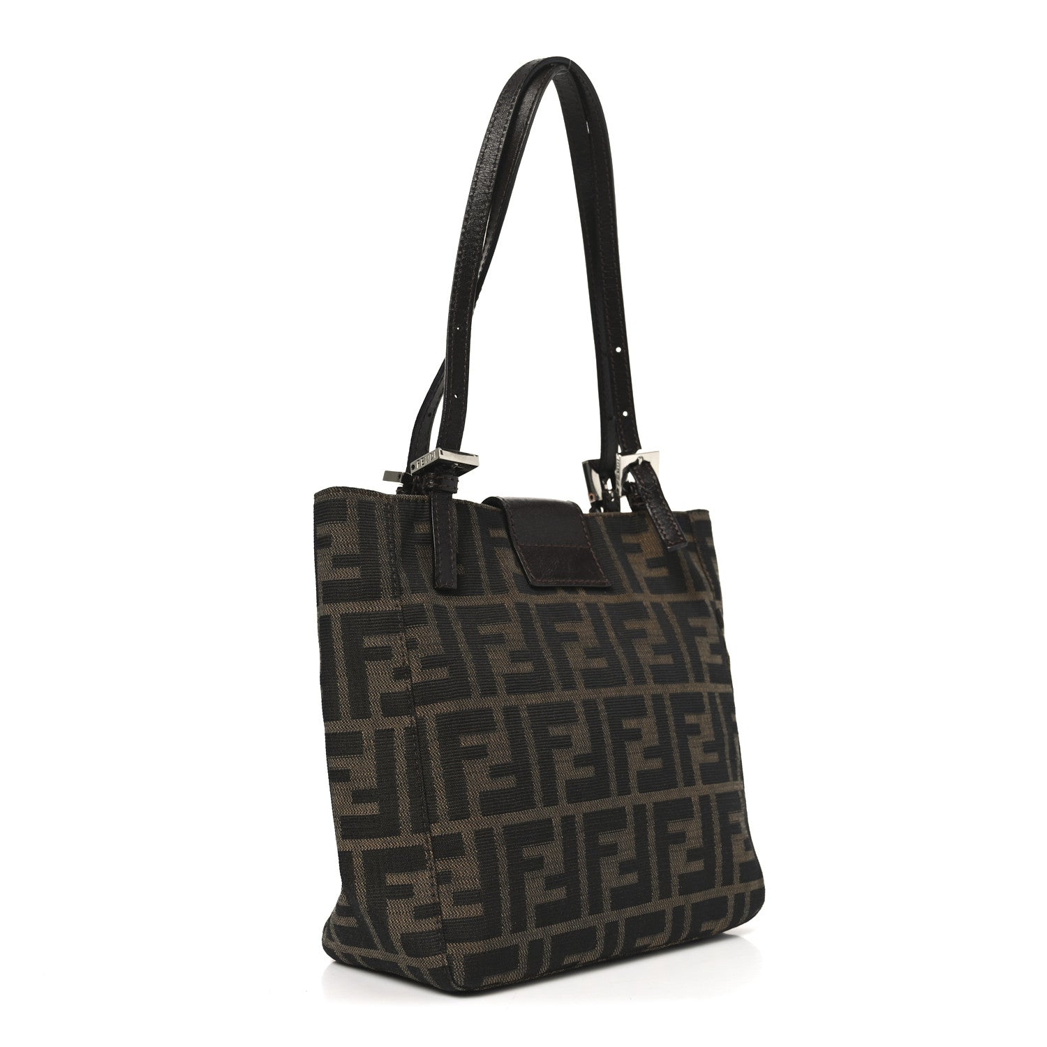 Fendi Zucca Shoulder Bag Tobacco 3 of 10