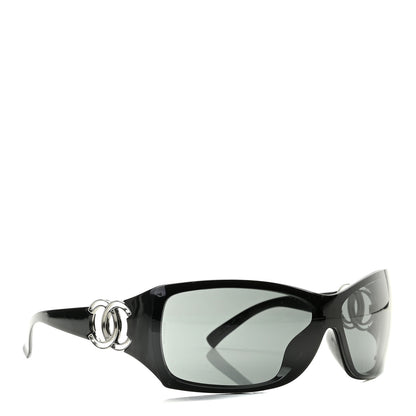 Chanel Acetate CC Sunglasses 0020 Black 4 of 7