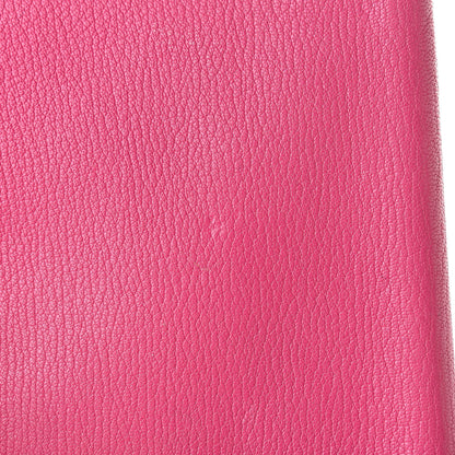 Hermes Chevre Mysore Globe Trotter Agenda Cover Rose Shocking 11 of 13