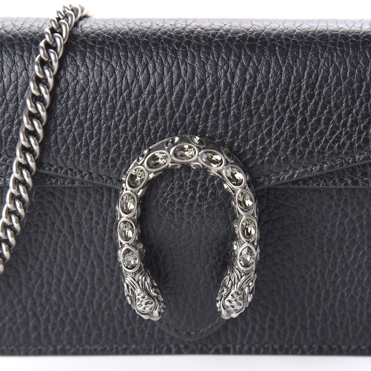 Calfskin Super Mini Dionysus Shoulder Bag Black