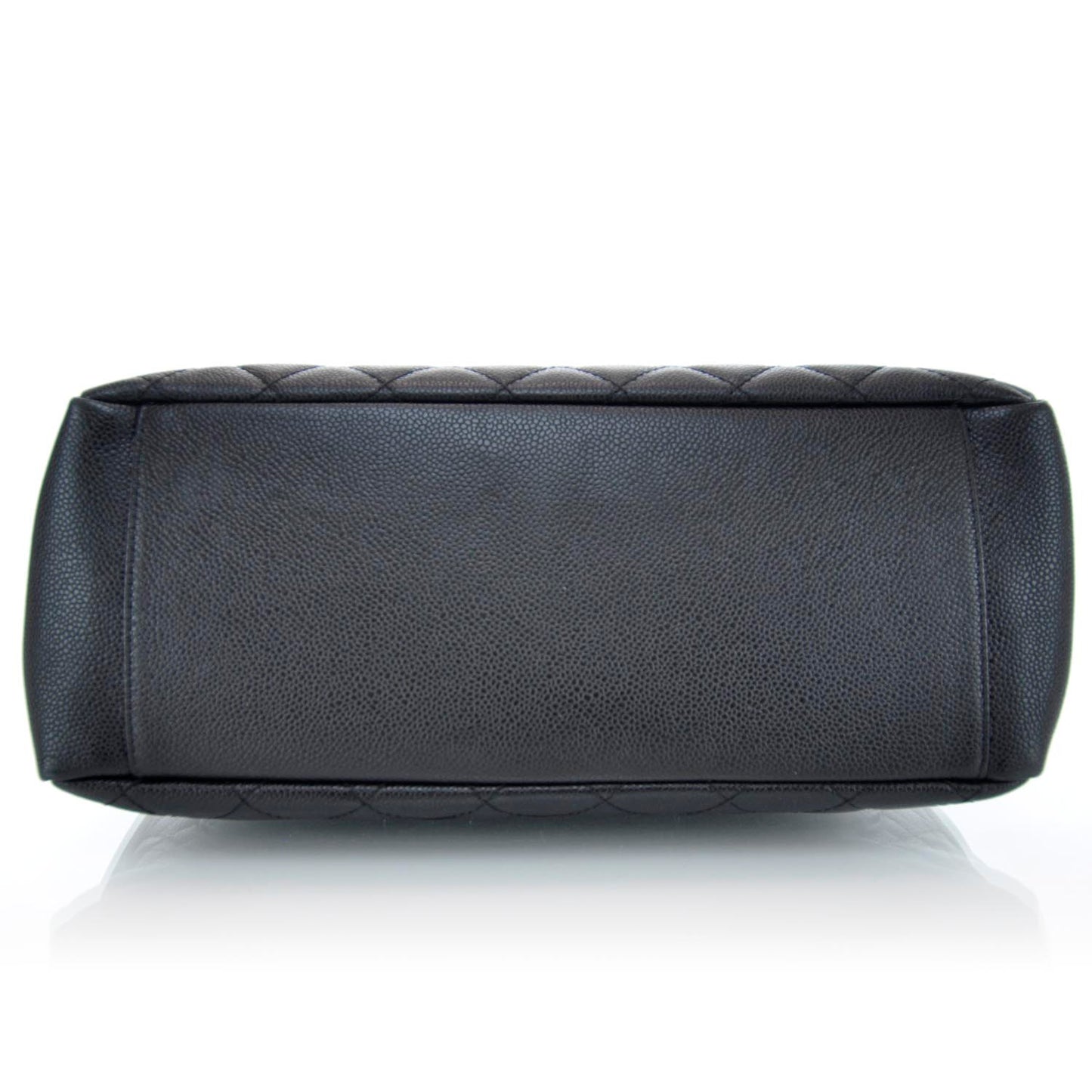 Caviar Quilted Grand Shopping Tote GST Black
