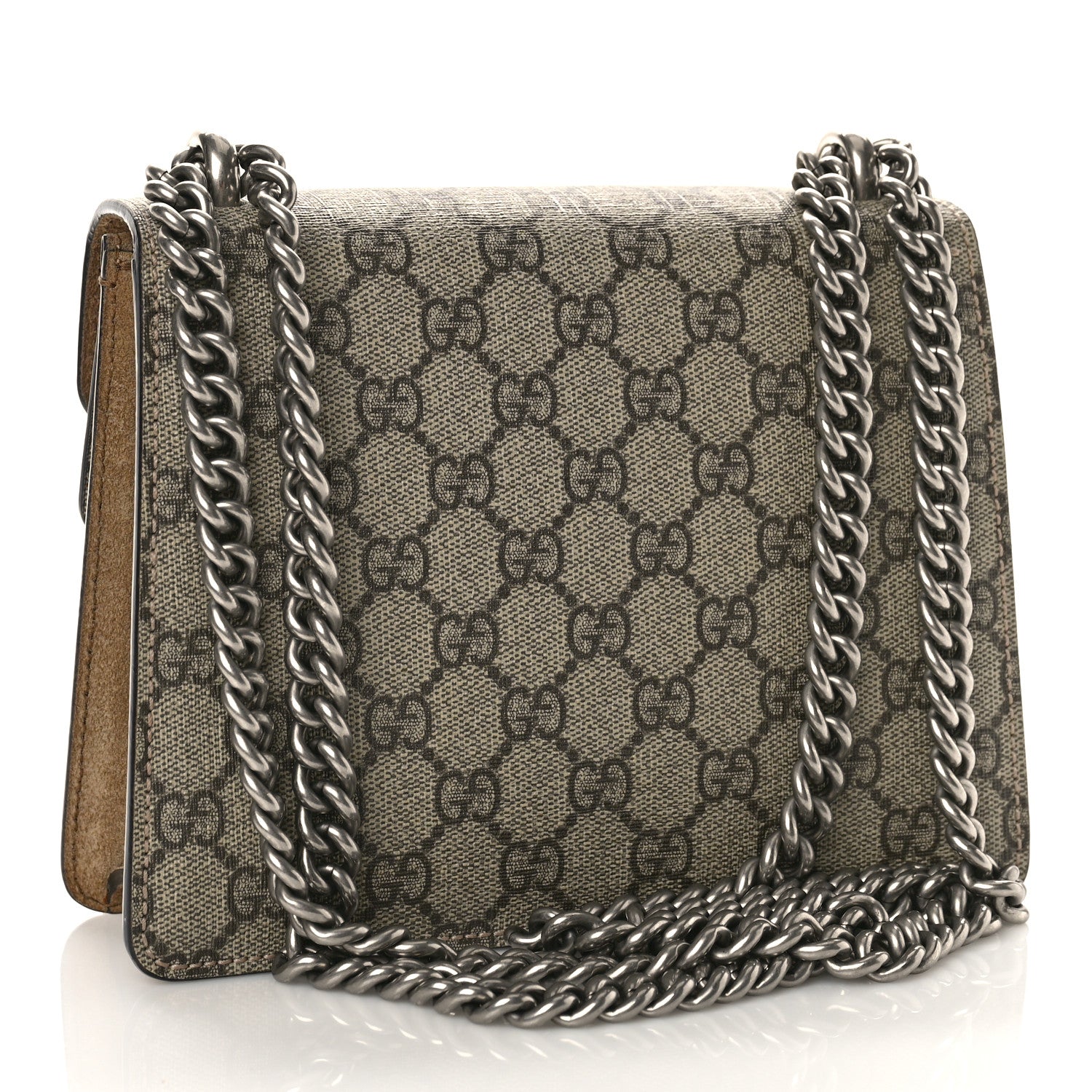 Gucci GG Supreme Monogram Mini Dionysus Shoulder Bag Taupe 3 of 9