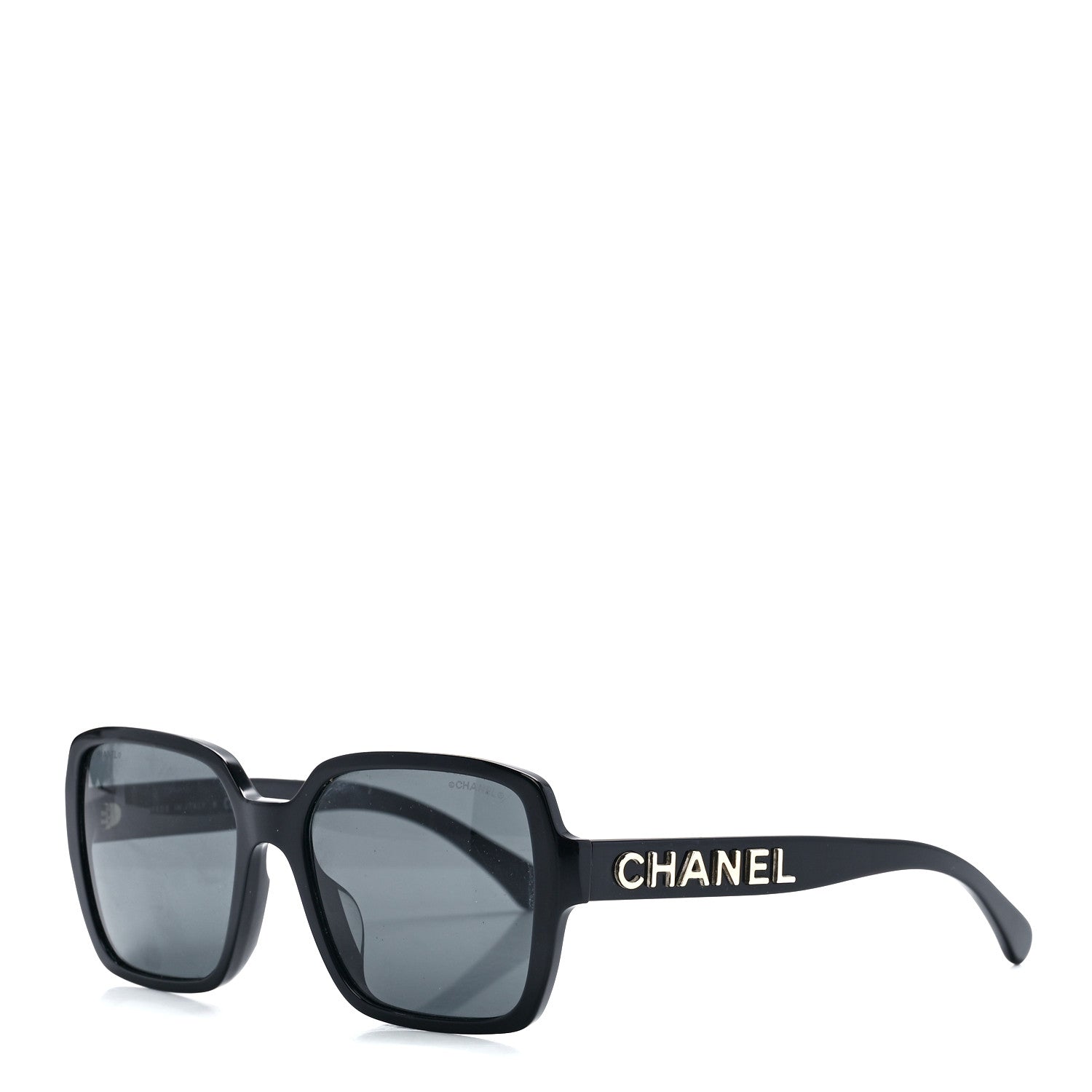 Chanel Acetate Square Sunglasses 5408-A Black 1 of 7