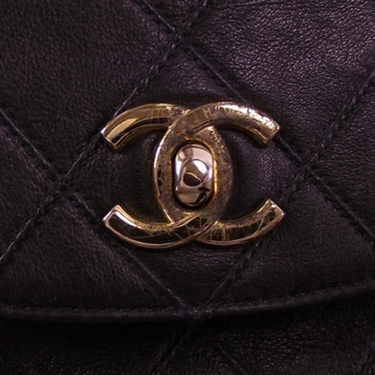 Chanel Vintage Lambskin Flap Belt Black 11 of 11