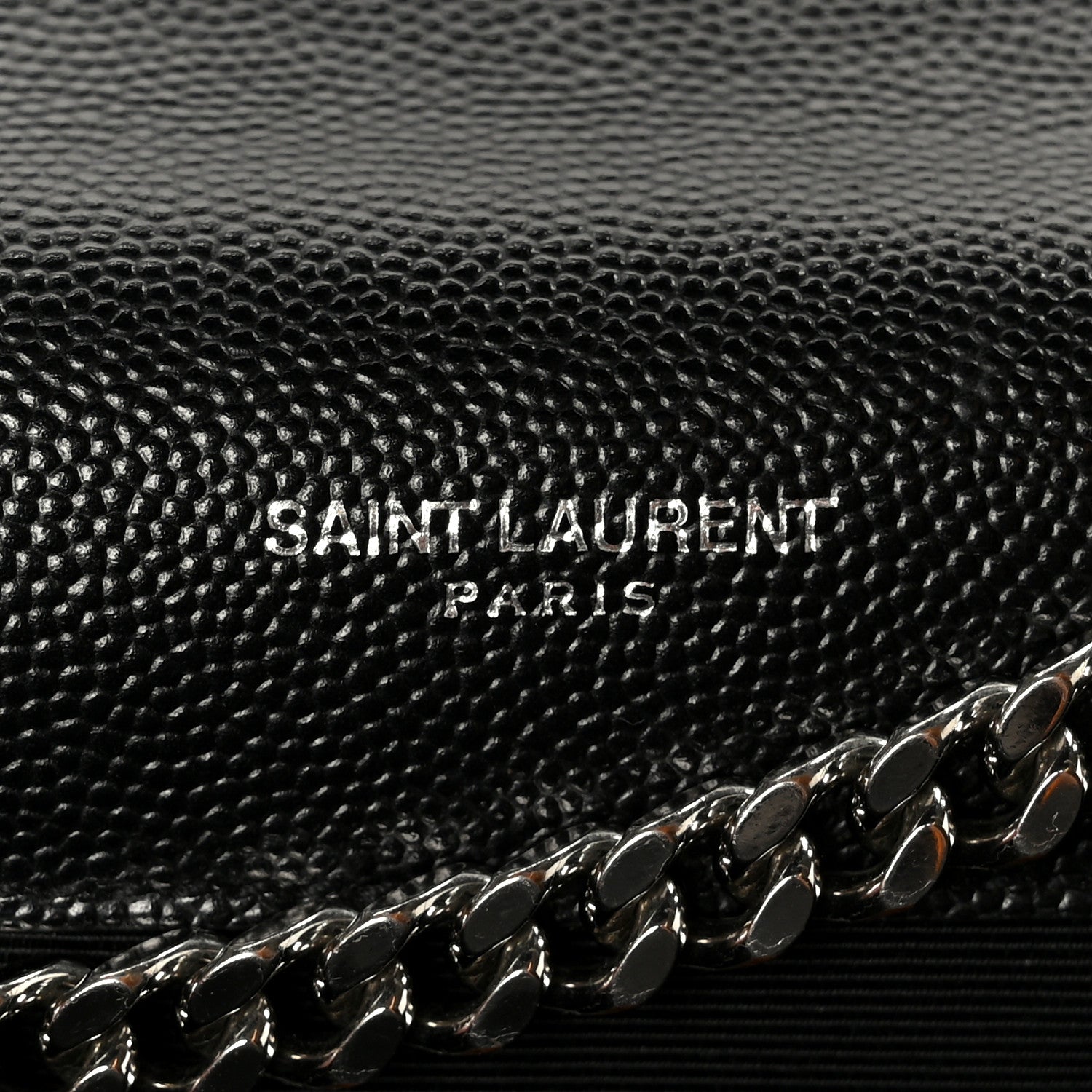 Saint Laurent Grain De Poudre Medium Classic Monogram Kate Tassel Satchel Black 6 of 11