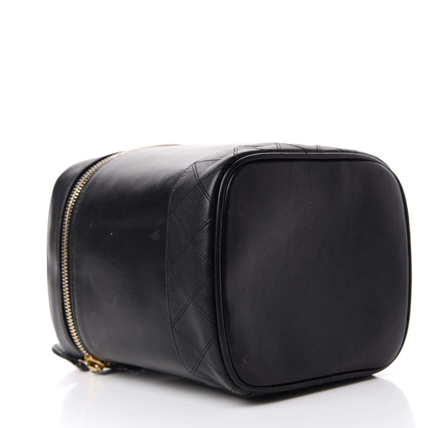 Chanel Lambskin Vanity Cosmetic Case Black 4 of 19