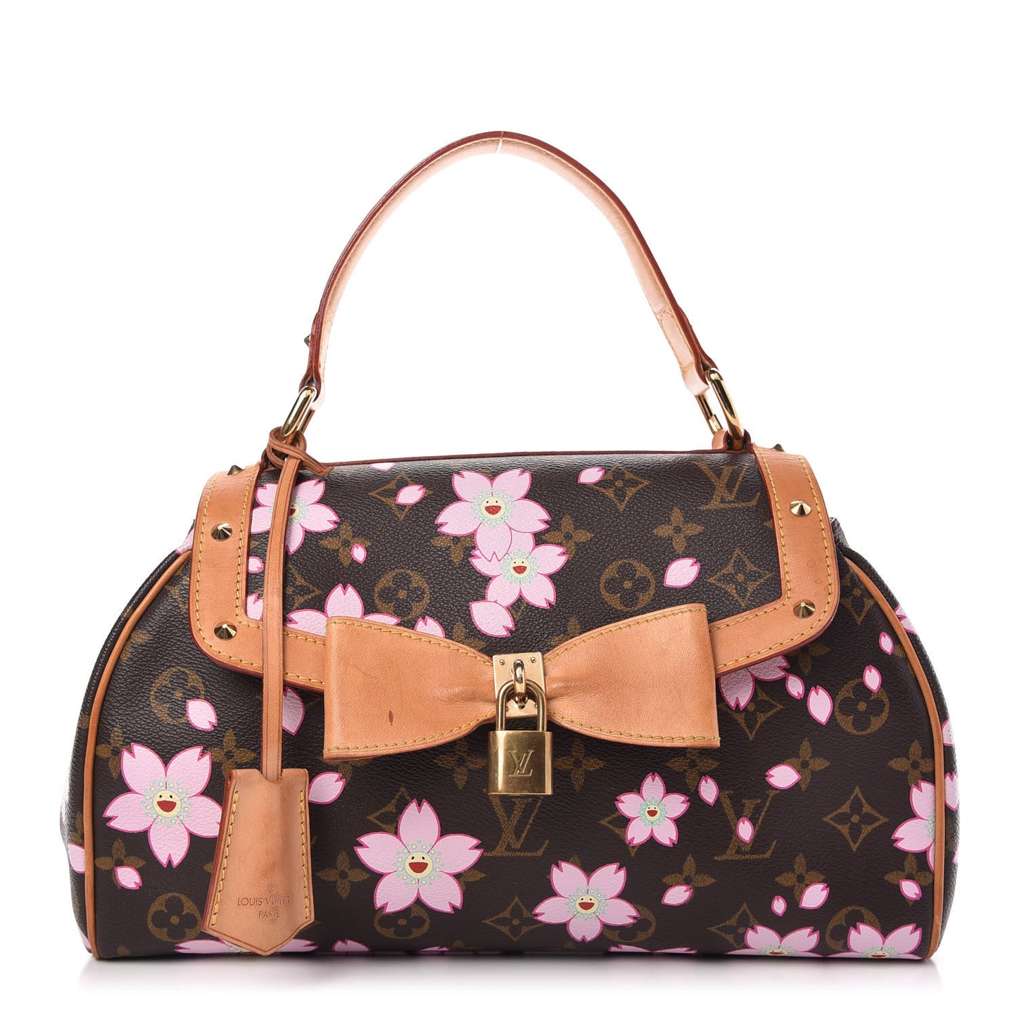 Monogram Cherry Blossom Sac Retro Bag Brown