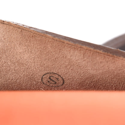 Hermes Toile Vache Calfskin Herbag 30 PM Orange Red 25 of 25