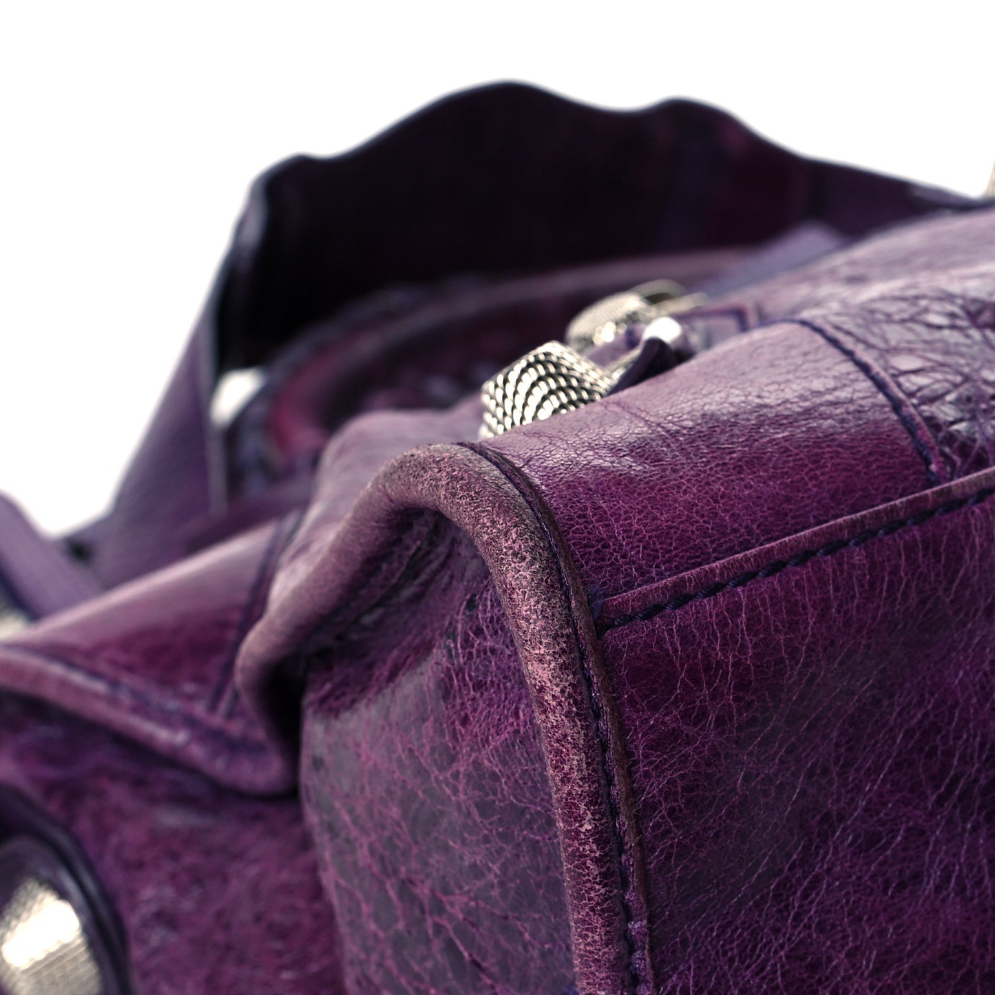 Agneau Giant 21 Silver Hardware Part Time Raisin
