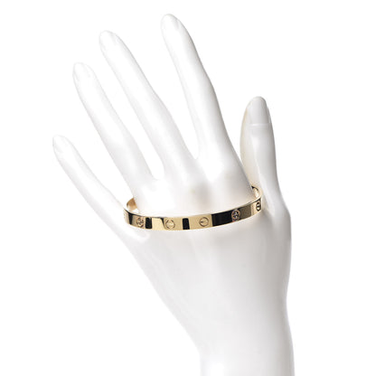 Cartier 18K Yellow Gold LOVE Cuff Bracelet 19 2 of 5