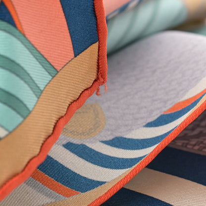 Hermes Silk Sangles En Zigzag Scarf 90 8 of 9
