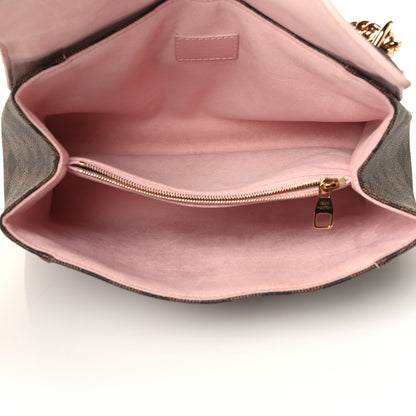 Louis Vuitton Damier Ebene Caissa Clutch Rose Ballerine 4 of 4