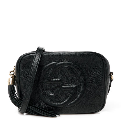 Gucci Pebbled Calfskin Small Soho Disco Bag Black 1 of 15
