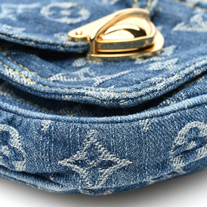 Louis Vuitton Denim Fairfax Pochette Blue 8 of 9