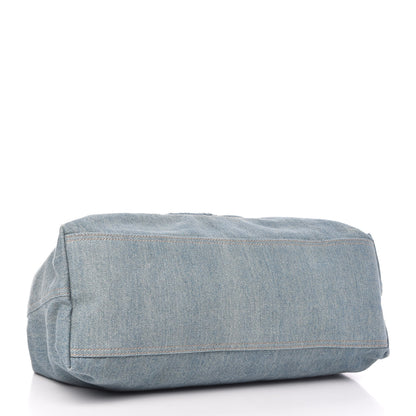 Gucci Denim Medium Soho Chain Shoulder Bag Blue 4 of 9