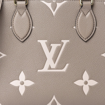 Louis Vuitton Empreinte Monogram Giant Onthego PM Tourterelle Creme 11 of 11