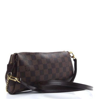 Louis Vuitton Damier Ebene Eva Clutch 3 of 9