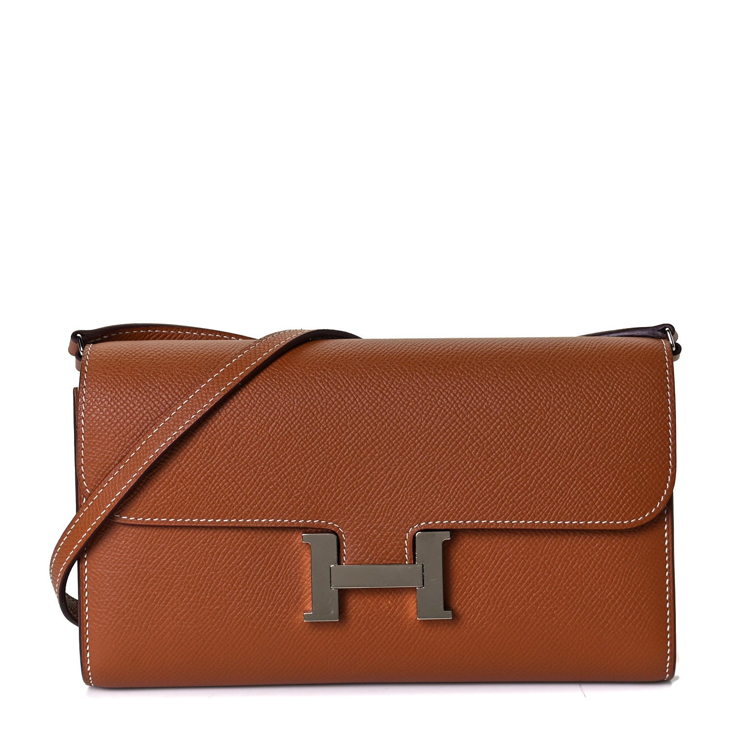 Hermes Epsom Constance Long Wallet To Go Gold 1 of 7