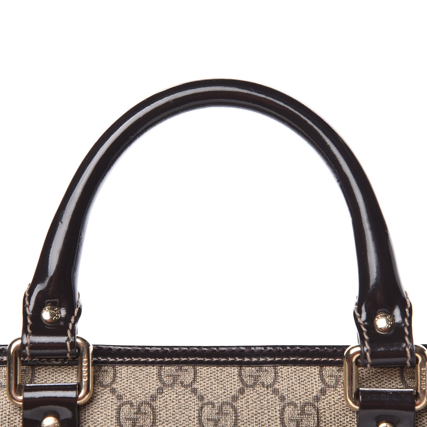 GG Plus Monogram Medium Joy Boston Dark Brown