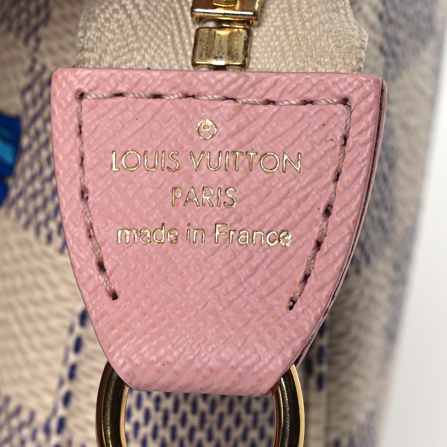 Damier Azur 2018 Christmas Animation Mini Pochette Accessories