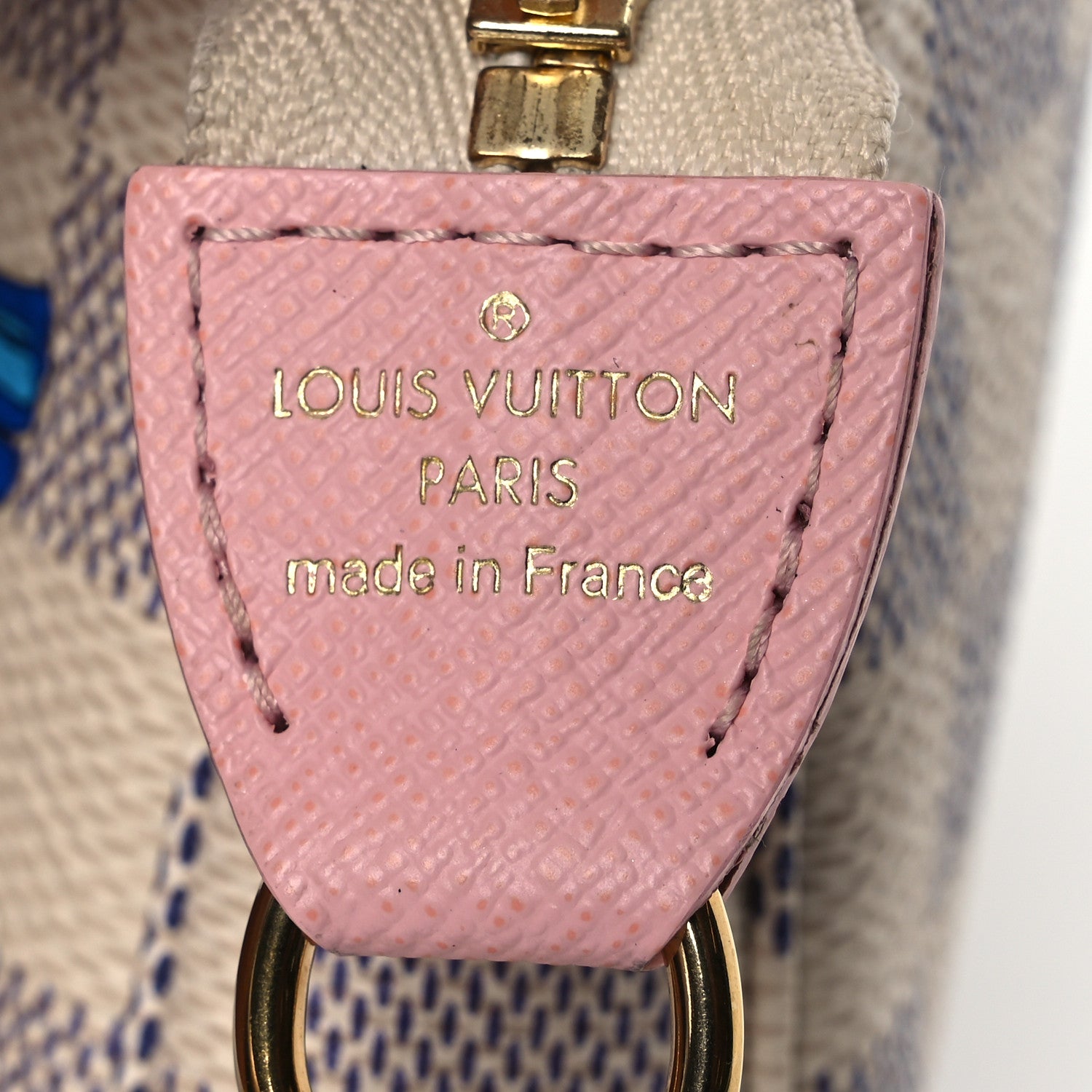 Louis Vuitton Damier Azur 2018 Christmas Animation Mini Pochette Accessories 6 of 11