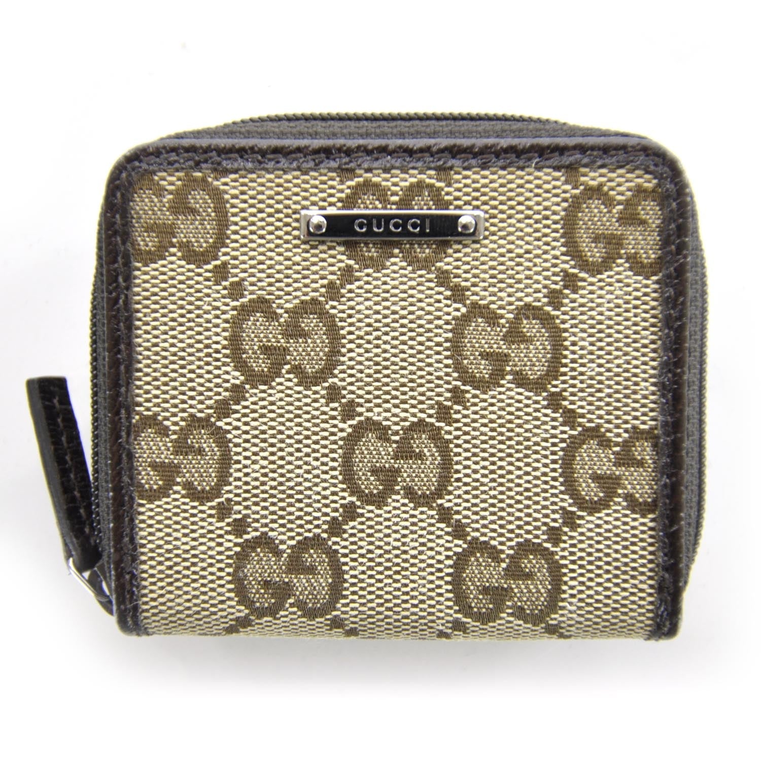 Gucci Monogram Coin Purse Ebony 1 of 7