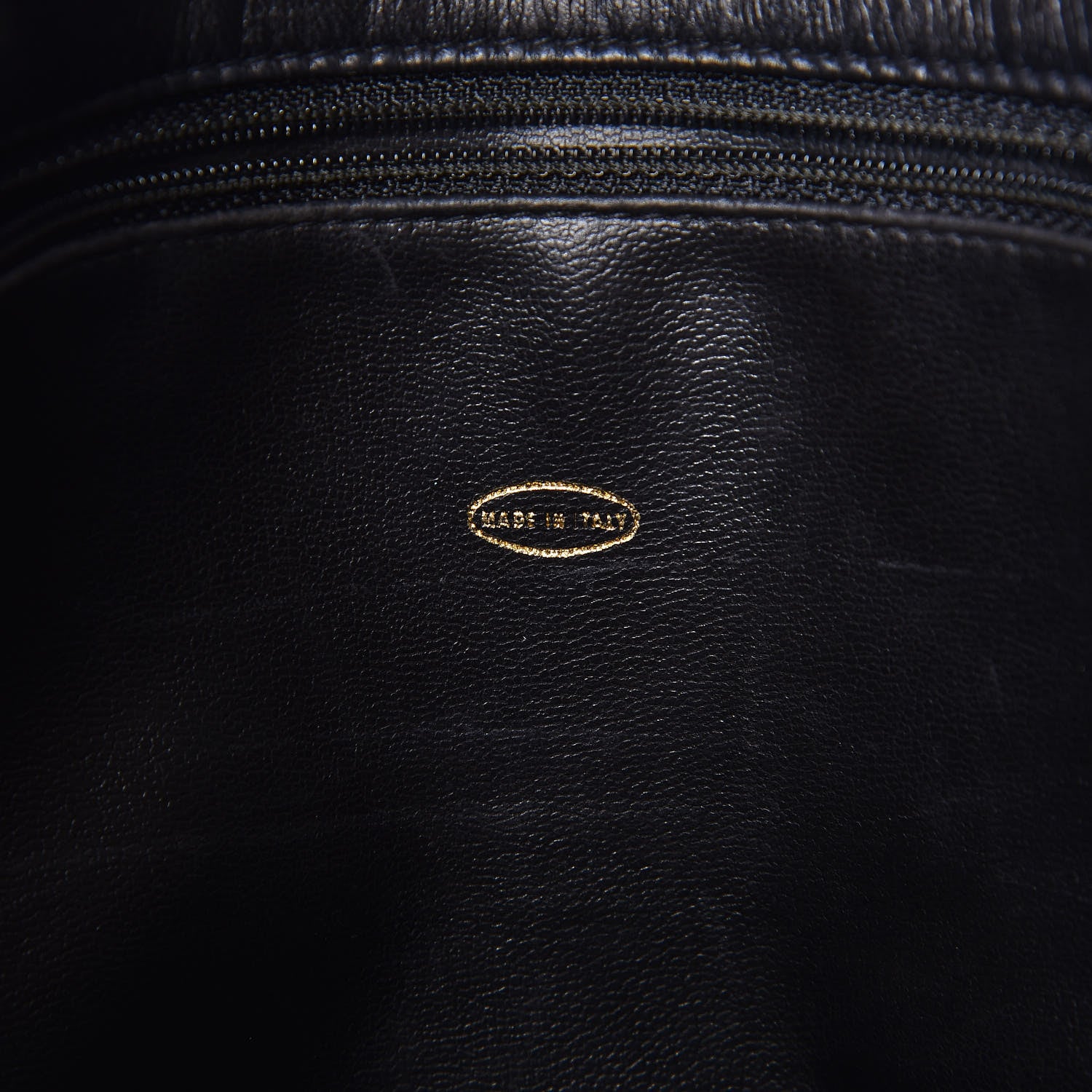 Chanel Lambskin Quilted Shopping Tote Black 7 of 7