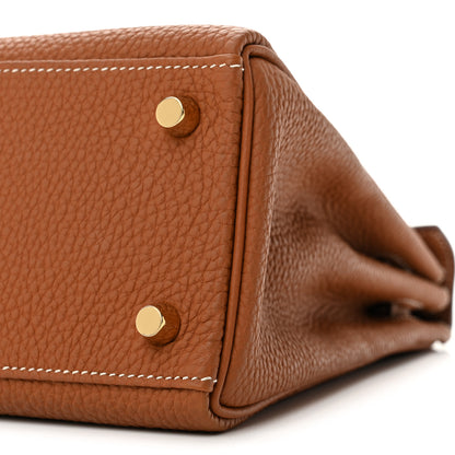 Hermes Togo Kelly Retourne 25 Gold 10 of 12