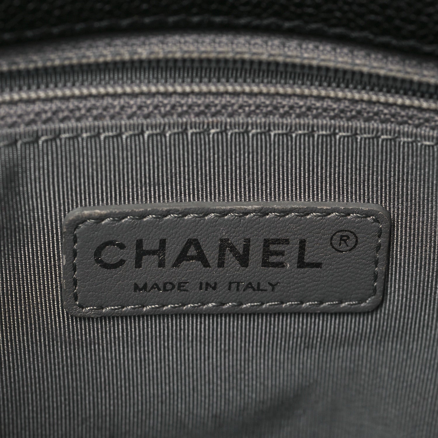 Chanel Caviar Quilted Medium French Riviera Flap Black 6 of 9